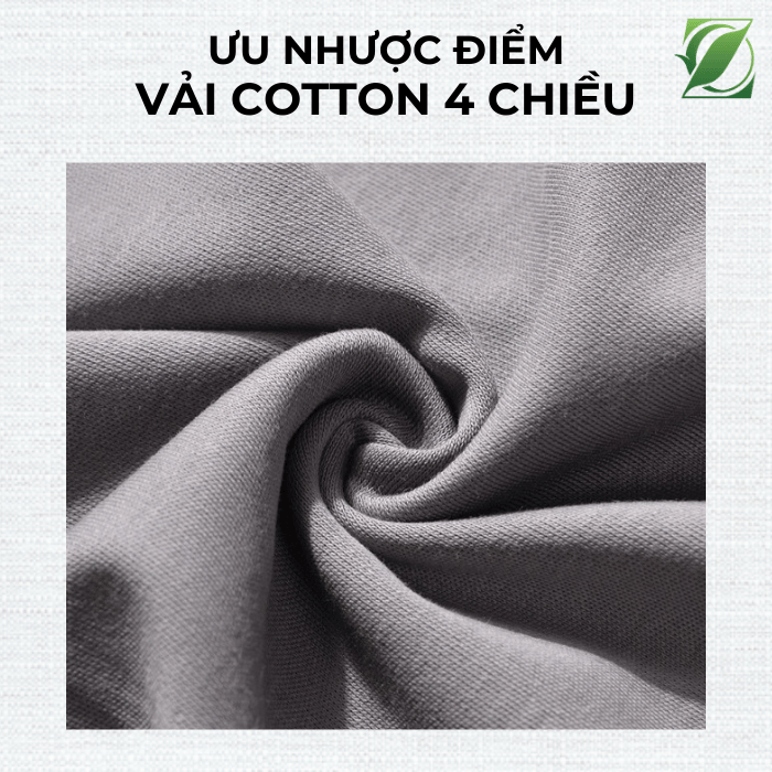 Ưu nhược điểm vải cotton 4 chiều