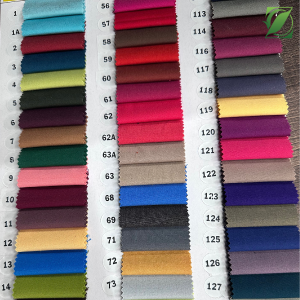 Bảng màu vải cotton 4 chiều