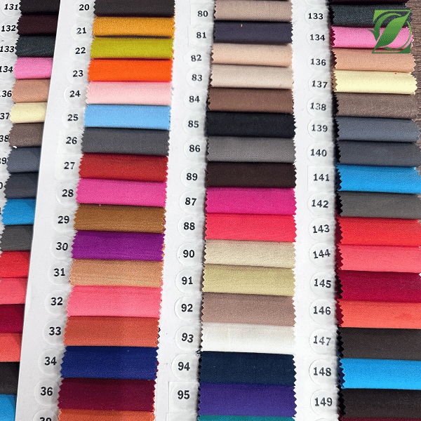 Bảng màu vải thun cotton 2 chiều
