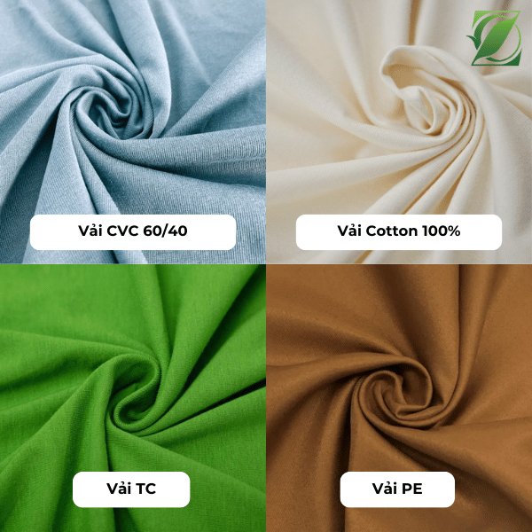 So sánh vải CVC 60/40 với các loại vải khác