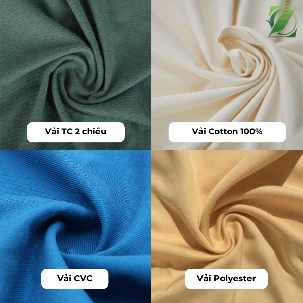 So sánh vải TC 2 chiều 35/65 với các loại vải phổ biến khác