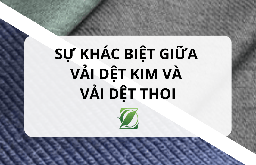 Sự khác biệt giữa vải dệt kim và vải dệt thoi