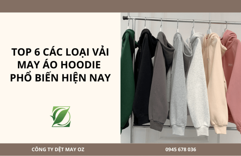 Top 6 các loại vải may áo hoodie phổ biến hiện nay
