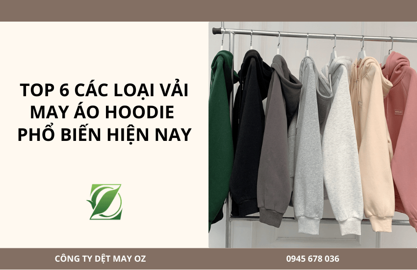 Top 6 các loại vải may áo hoodie phổ biến hiện nay