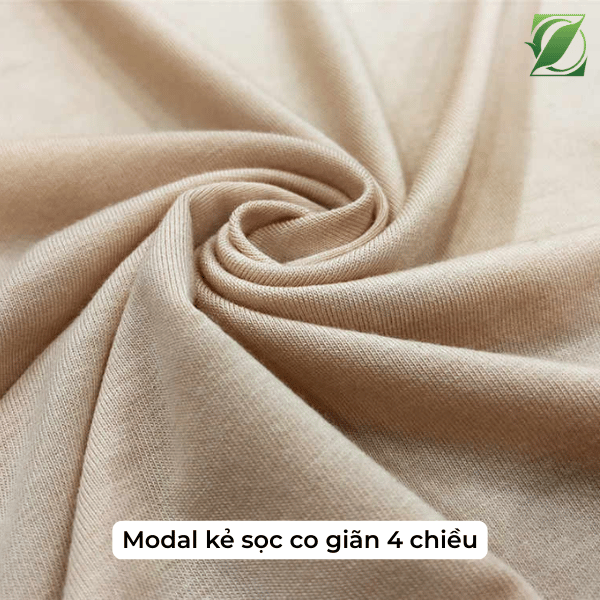 Vải thun Modal kẻ sọc co giãn 4 chiều